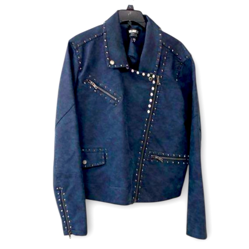 William  Rast by Justin Timberlake Blue DENIM Jacket NWT